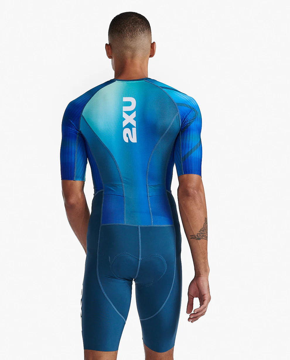 2XU Aero Sleeved Tri-Suit - Men's - The Triathlon Store