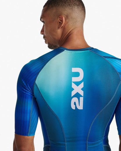 2XU Aero Sleeved Tri-Suit - Men's - The Triathlon Store